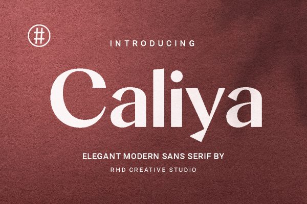 Caliya Elegant Modern Sans serif Font