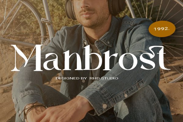 Manbrost serif Font