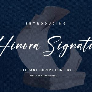 Hinora Signature - Elegant Script Font