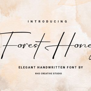 Forest Honey - Elegant Handwritten Font