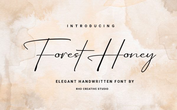 Forest Honey - Elegant Handwritten Font
