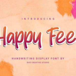 Happy Feel - Handwriting Display Font